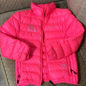 Girls Hot pink down jacket